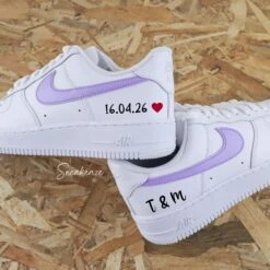 Date & Initiales (couleur Au Choix) - Air Force 1 Custom 10 Date & Initiales (couleur Au Choix) - Air Force 1 Custom -Sneakers Boutique IMG 2355