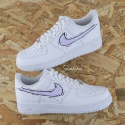 Cartoon Swoosh (couleur Au Choix) - Air Force 1 Custom -Sneakers Boutique IMG 2389copie