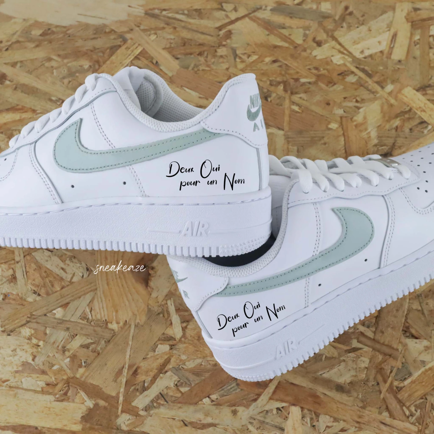 Le Plus Beau Jour De Ma Vie (citation Au Choix) - Air Force 1 Custom 11 Le Plus Beau Jour De Ma Vie (citation Au Choix) - Air Force 1 Custom - Image 9