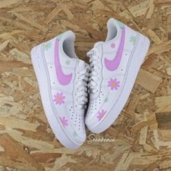 Fleur Pastel - Air Force 1 Custom -Sneakers Boutique IMG 2634copie 7e5bf463 9d49 458e bf08 fbab7246b892