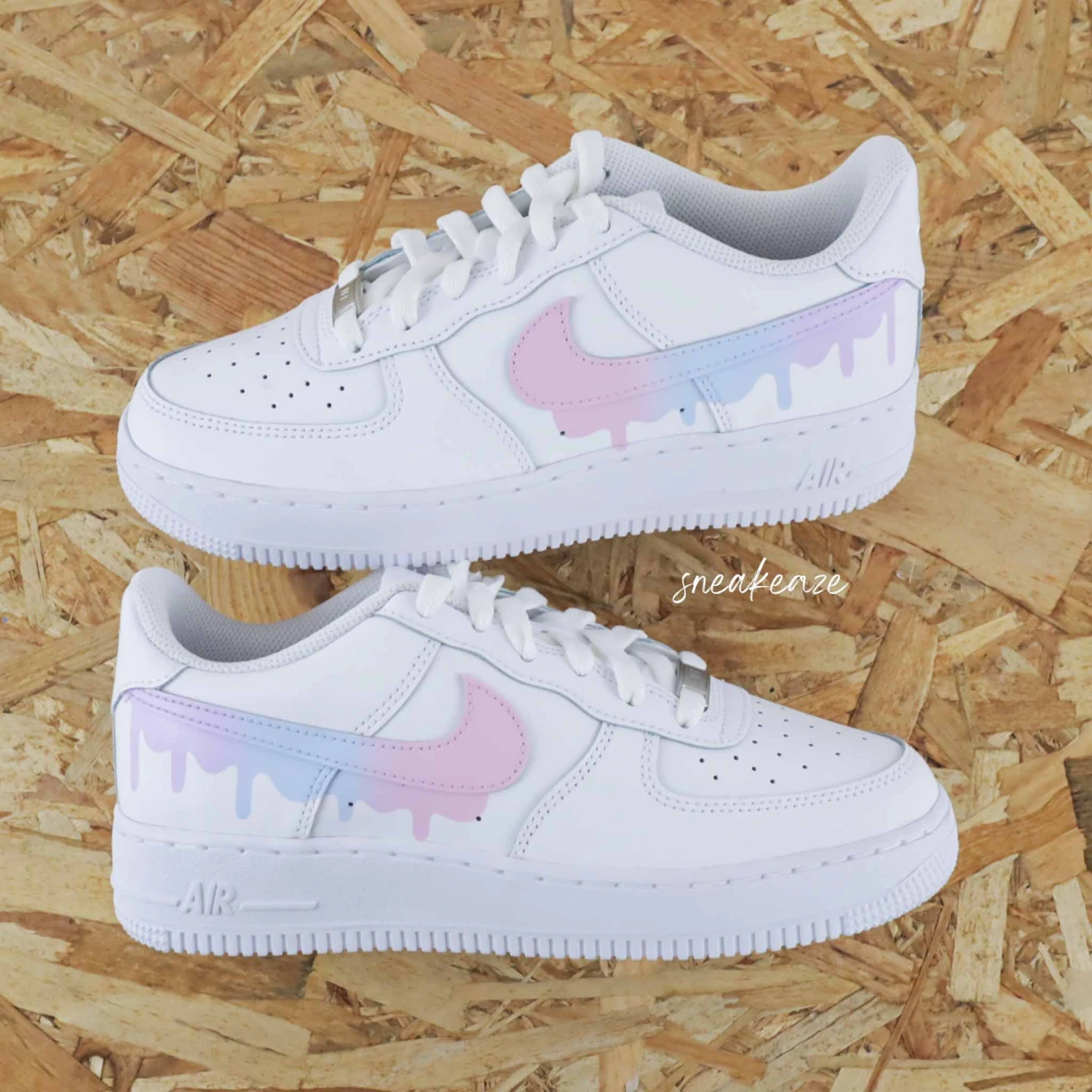 Drip Dégradé (couleur Au Choix) - Air Force 1 Custom Enfant 5 Drip Dégradé (couleur Au Choix) - Air Force 1 Custom Enfant - Image 3