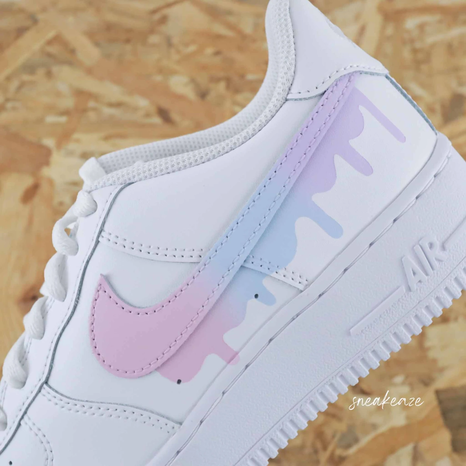 Drip Dégradé (couleur Au Choix) - Air Force 1 Custom Enfant 4 Drip Dégradé (couleur Au Choix) - Air Force 1 Custom Enfant - Image 2