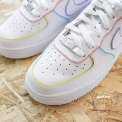 Outline (couleur Au Choix) - Air Force 1 Custom -Sneakers Boutique IMG 3409