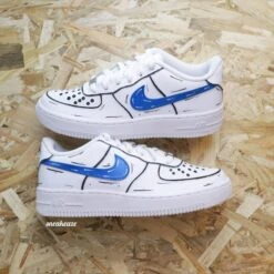 Color Sketch (couleur Au Choix) - Air Force 1 Custom -Sneakers Boutique IMG 3465