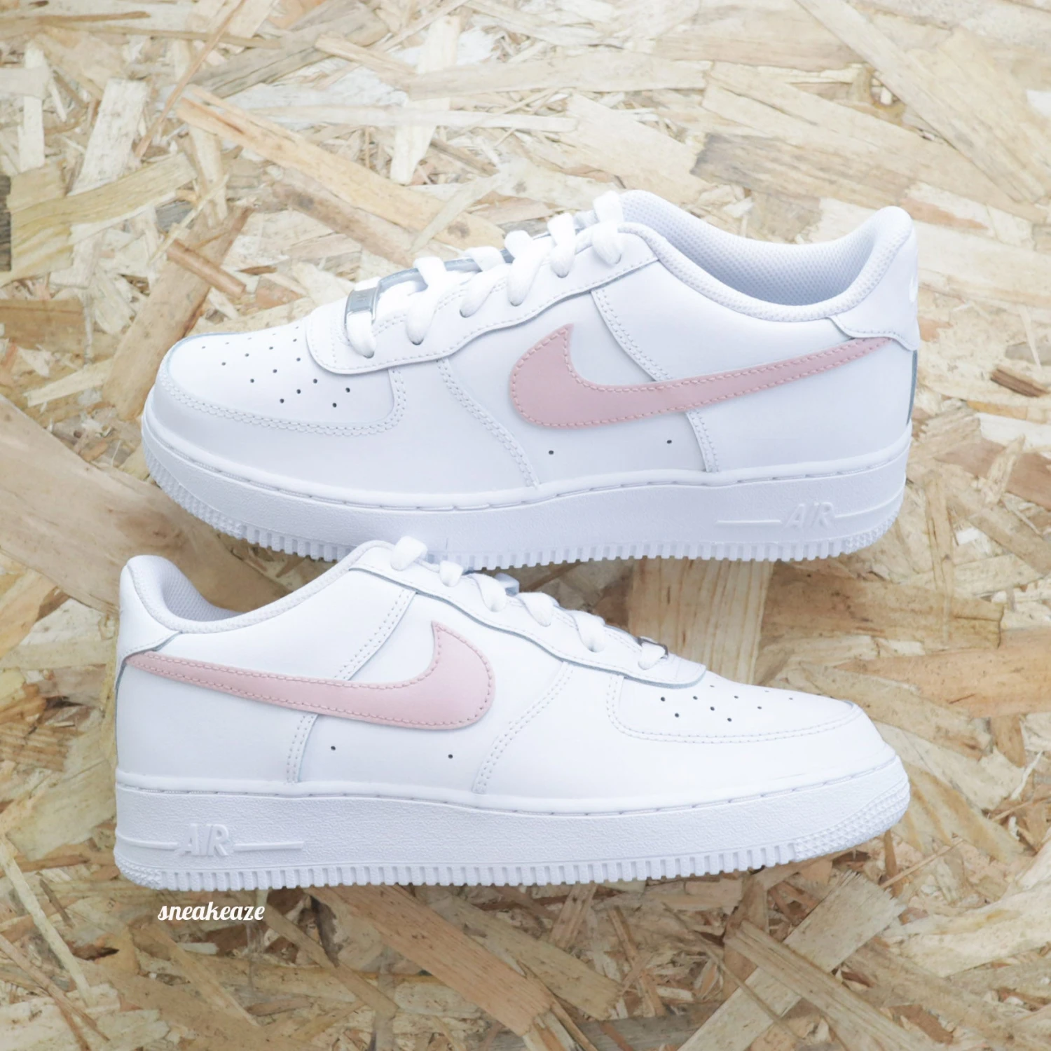 Rose Clair Swoosh - Air Force 1 Custom 4 Rose Clair Swoosh - Air Force 1 Custom - Image 2