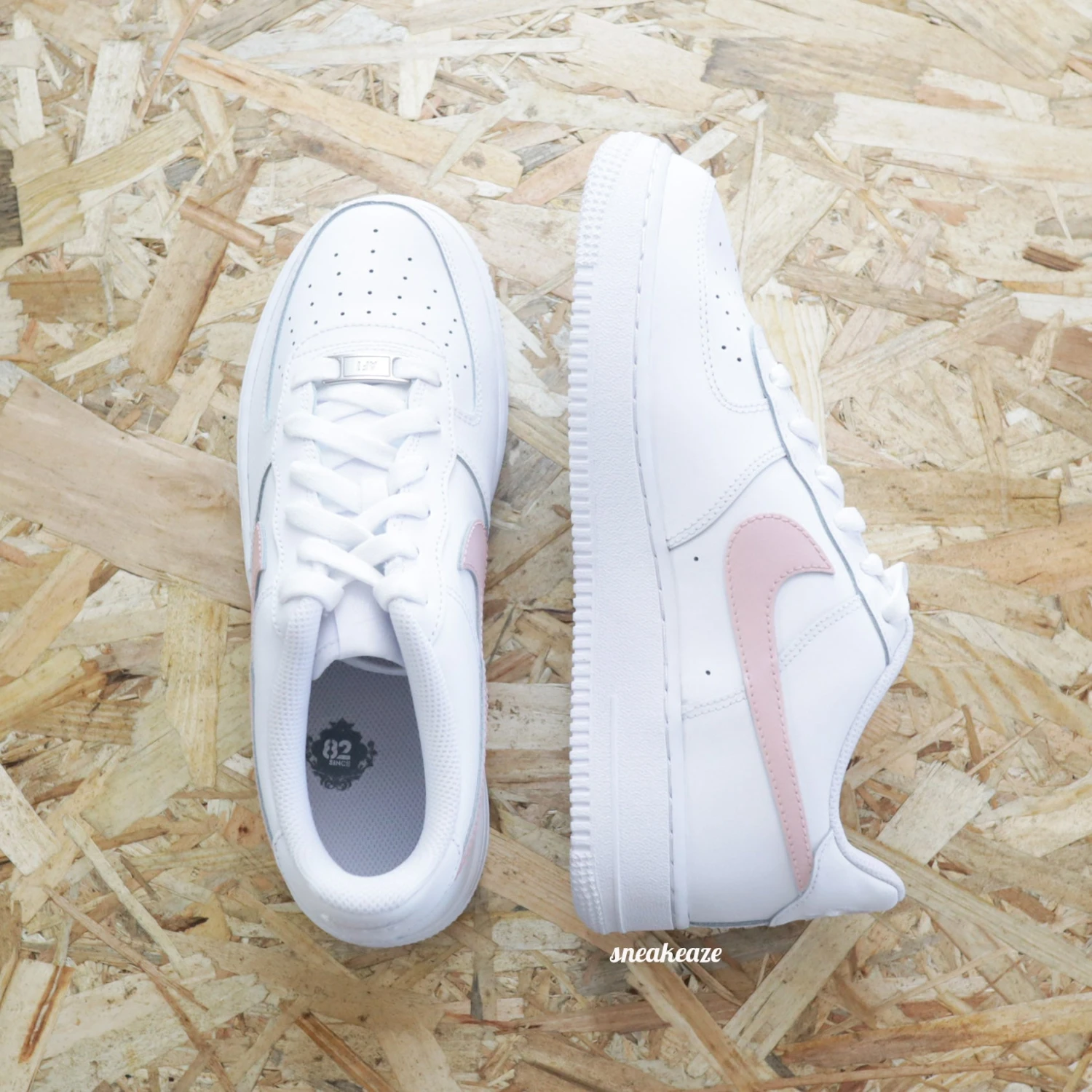Rose Clair Swoosh - Air Force 1 Custom 7 Rose Clair Swoosh - Air Force 1 Custom - Image 5