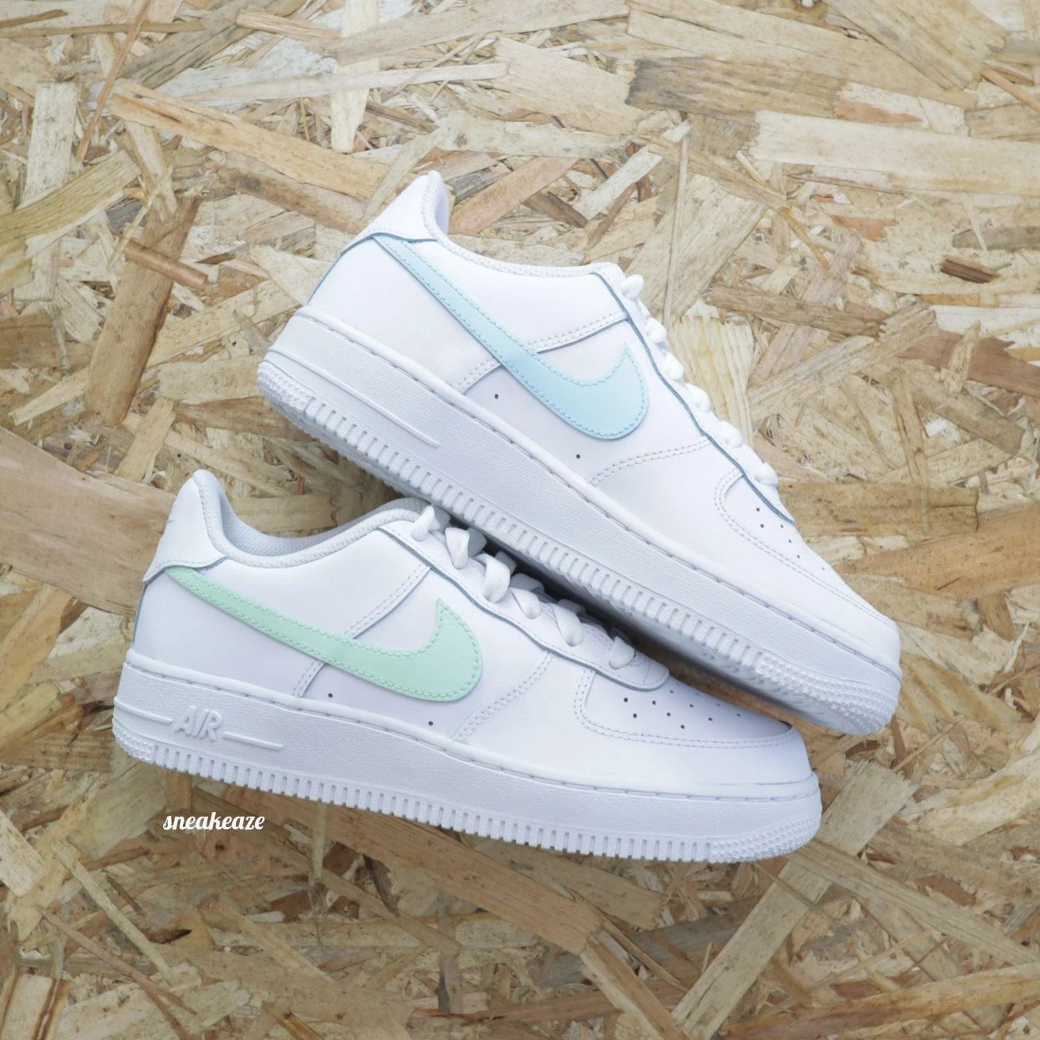 Mixed Swoosh - Air Force 1 Custom 3 Mixed Swoosh - Air Force 1 Custom