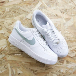 Vert De Gris Swoosh - Air Force 1 Custom -Sneakers Boutique IMG 3754