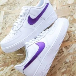 Swoosh Métallisé (couleur Au Choix) - Air Force 1 Custom