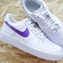 Swoosh Métallisé (couleur Au Choix) - Air Force 1 Custom -Sneakers Boutique IMG 3836copie