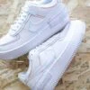 Pastel Lines (couleur Au Choix) - Air Force 1 Shadow Custom -Sneakers Boutique IMG 3858copie