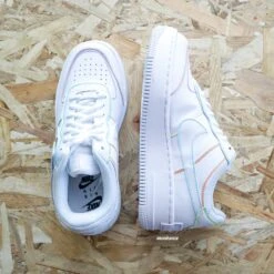 Pastel Lines (couleur Au Choix) - Air Force 1 Shadow Custom -Sneakers Boutique IMG 3860copie