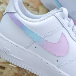 Swoosh Licorne - Air Force 1 Custom -Sneakers Boutique IMG 4062copie