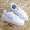 Lila Swoosh - Air Force 1 Shadow Custom -Sneakers Boutique IMG 4155copie