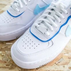Pastel Tones - Air Force 1 Shadow Custom -Sneakers Boutique IMG 4166copie