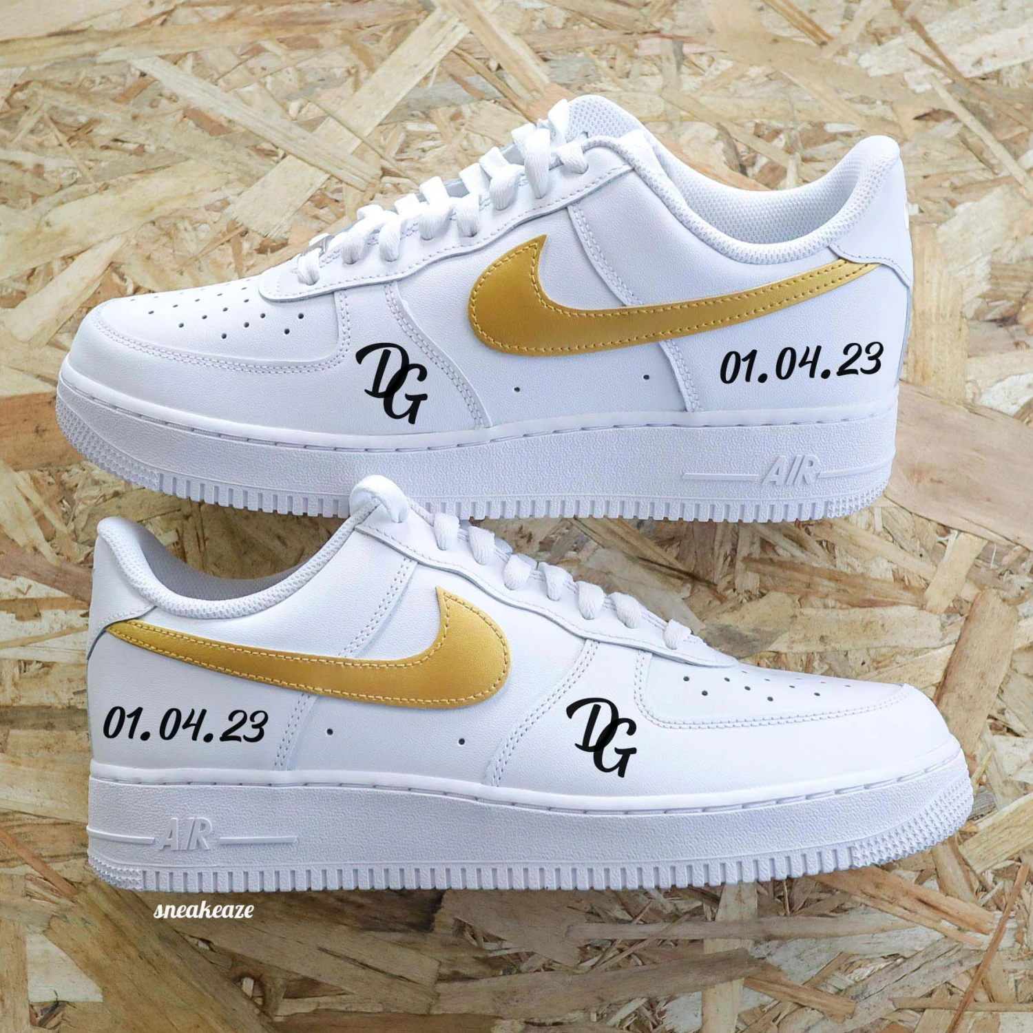 Wedding Swoosh - Air Force 1 Custom 7 Wedding Swoosh - Air Force 1 Custom - Image 5