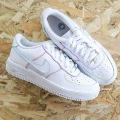 Outline Pastel - Air Force 1 Custom -Sneakers Boutique IMG 4382copie