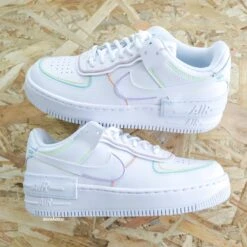 Pastel Lines - Air Force 1 Shadow Custom -Sneakers Boutique IMG 4457copie
