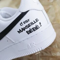 C'est Marseille Bébé - Air Force 1 Custom -Sneakers Boutique IMG 4540copie