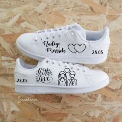With Love - Stan Smith Custom Mariage -Sneakers Boutique IMG 4549AutumninNovember