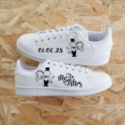 Mr And Mrs - Stan Smith Custom Mariage -Sneakers Boutique IMG 4549copie2twilight