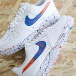 Splash Knicks - Air Force 1 Custom -Sneakers Boutique IMG 5280copie