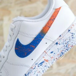 Splash Knicks - Air Force 1 Custom -Sneakers Boutique IMG 5282copie