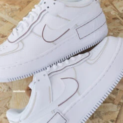 Pastel Lines (couleur Au Choix) - Air Force 1 Shadow Custom -Sneakers Boutique IMG 6239copie c91a3ce6 b57e 46b5 b095 06def3a2b44f
