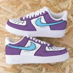 Cartoon Sketch (couleur Au Choix) - Air Force 1 Custom -Sneakers Boutique IMG 6354sslmsmcopie3