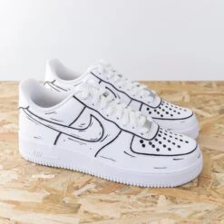 Classic Sketch - Air Force 1 Custom -Sneakers Boutique IMG 6356copie