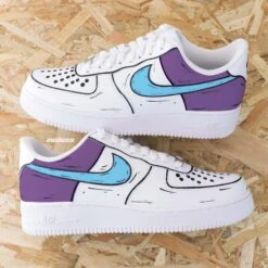 Sketch Violet - Air Force 1 Custom