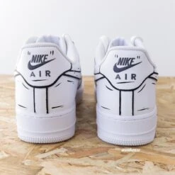 Classic Sketch - Air Force 1 Custom -Sneakers Boutique IMG 6360copie