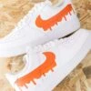 Drip Orange - Air Force 1 Custom -Sneakers Boutique IMG 6451copie