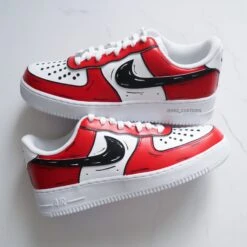Cartoon Sketch (couleur Au Choix) - Air Force 1 Custom -Sneakers Boutique IMG 8547