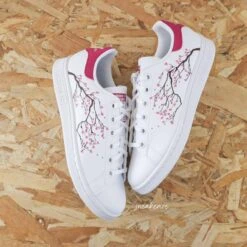 Sakura Cherry Blossom (couleur Au Choix) - Stan Smith Custom (enfant) -Sneakers Boutique IMG 9763copie
