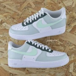 Sage Green - Air Force 1 Custom -Sneakers Boutique IMG 9835copie