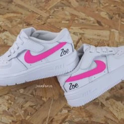 Prénom Swoosh - Air Force 1 Custom (enfant) -Sneakers Boutique IMG 9847copie2