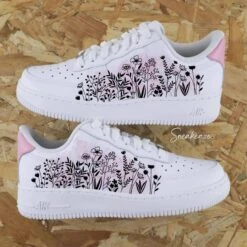Sakura Cherry Blossom Aquarelle - Air Force 1 Custom 10 Sakura Cherry Blossom Aquarelle - Air Force 1 Custom -Sneakers Boutique IMGccmd 0947copie 1