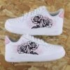 Rose Aquarelle - Air Force 1 Custom -Sneakers Boutique IMssmG 0947copie