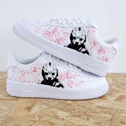 Scream - Air Force 1 Custom -Sneakers Boutique JasonVoorhees 1