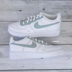 Vert De Gris - Air Force 1 Custom -Sneakers Boutique O19B5402 2copie