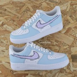 Cartoon Sketch Duo - Air Force 1 Custom -Sneakers Boutique aa caiiik rtoon IMG 2389copie3