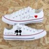 Amoureux - Converse Custom Mariage -Sneakers Boutique alexander lettering 5L4A2502copie2