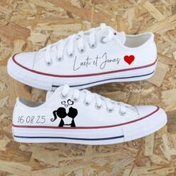 Amoureux - Converse Custom Mariage