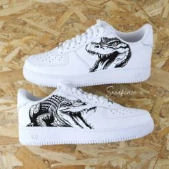 Gorille - Air Force 1 Custom -Sneakers Boutique aligator