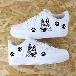 Husky - Air Force 1 Custom -Sneakers Boutique berger allemand 1
