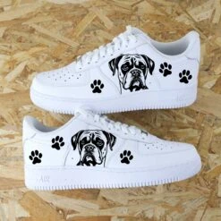 Dog (modèle Au Choix) - Air Force 1 Custom -Sneakers Boutique boxer