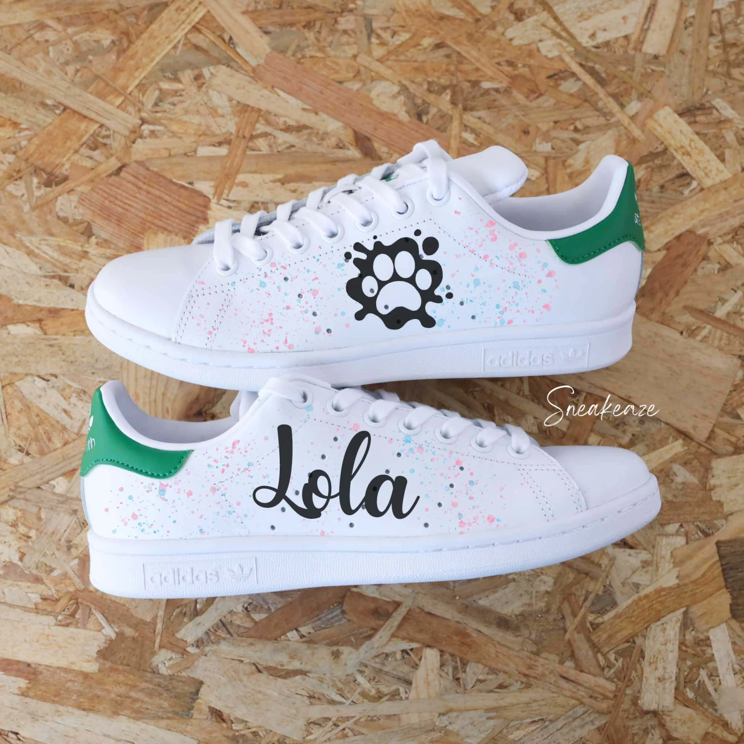Patte De Chat - Adidas Stan Smith Custom (enfant) 3 Patte De Chat - Adidas Stan Smith Custom (enfant)