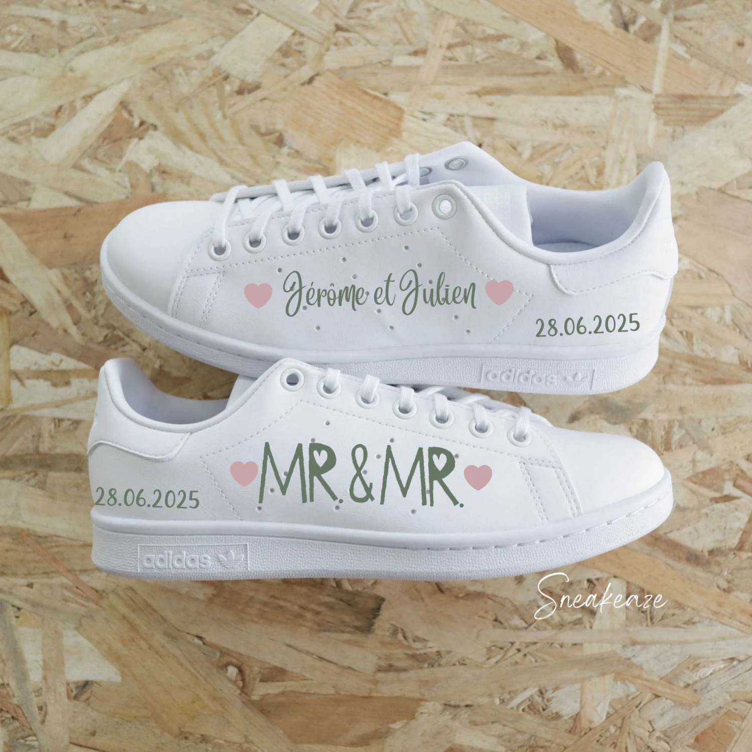 Mr & Mr - Stan Smith Custom Mariage 3 Mr & Mr - Stan Smith Custom Mariage
