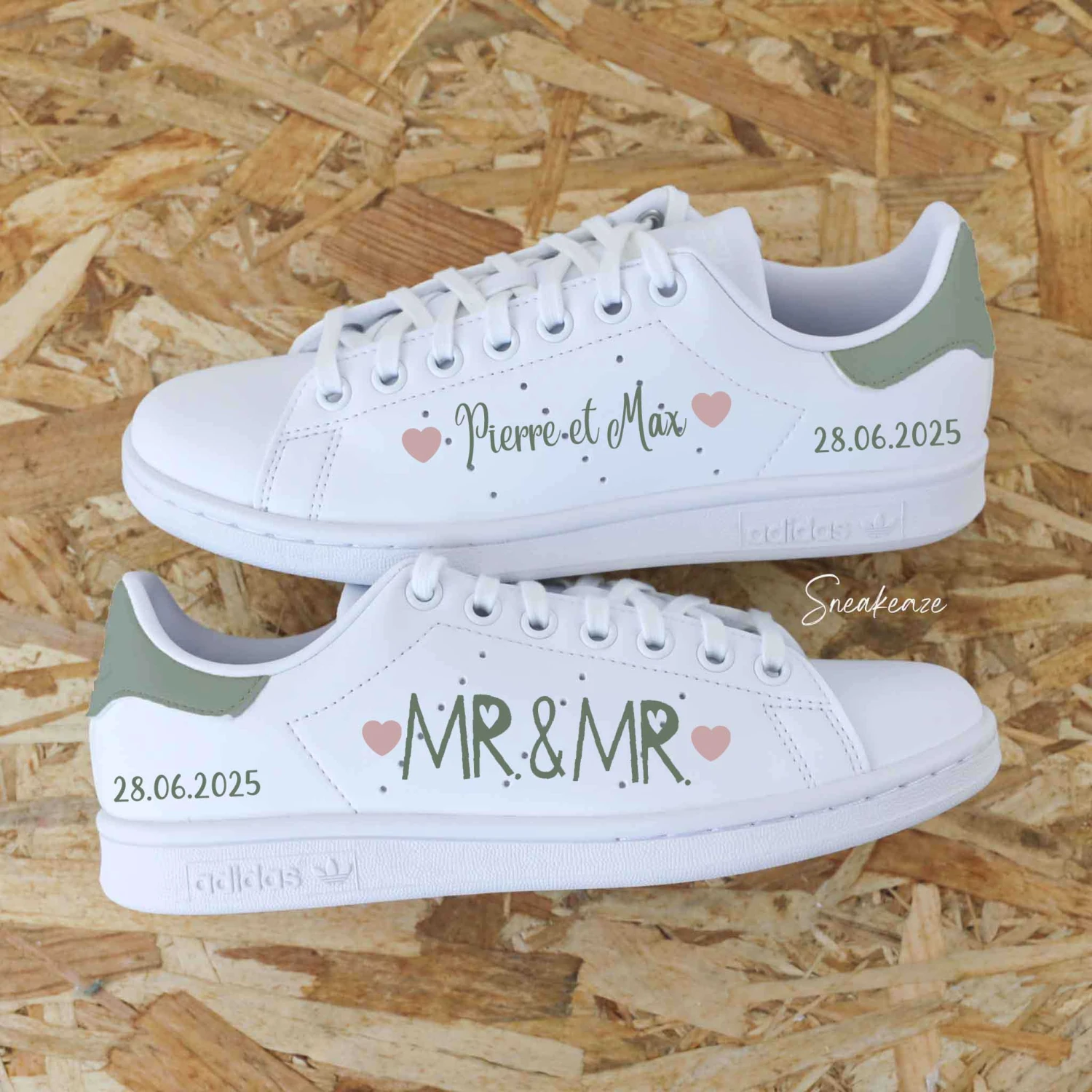 Mr & Mr - Stan Smith Custom Mariage 4 Mr & Mr - Stan Smith Custom Mariage - Image 2